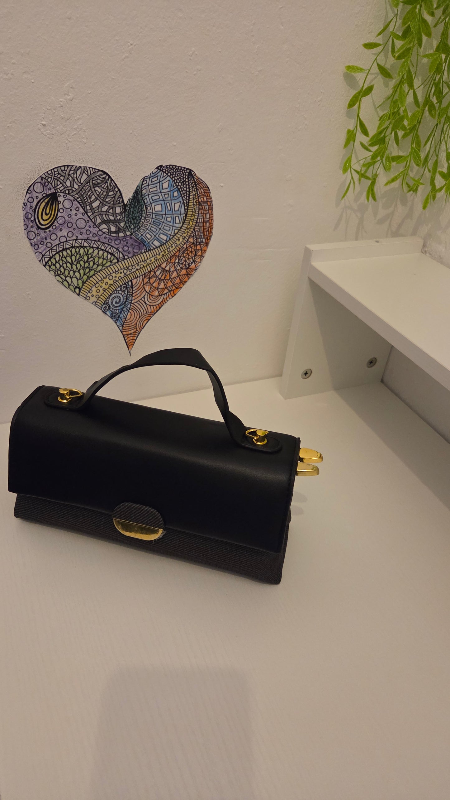 Andrea B Luxe Mocha Luxe Statement Handbag