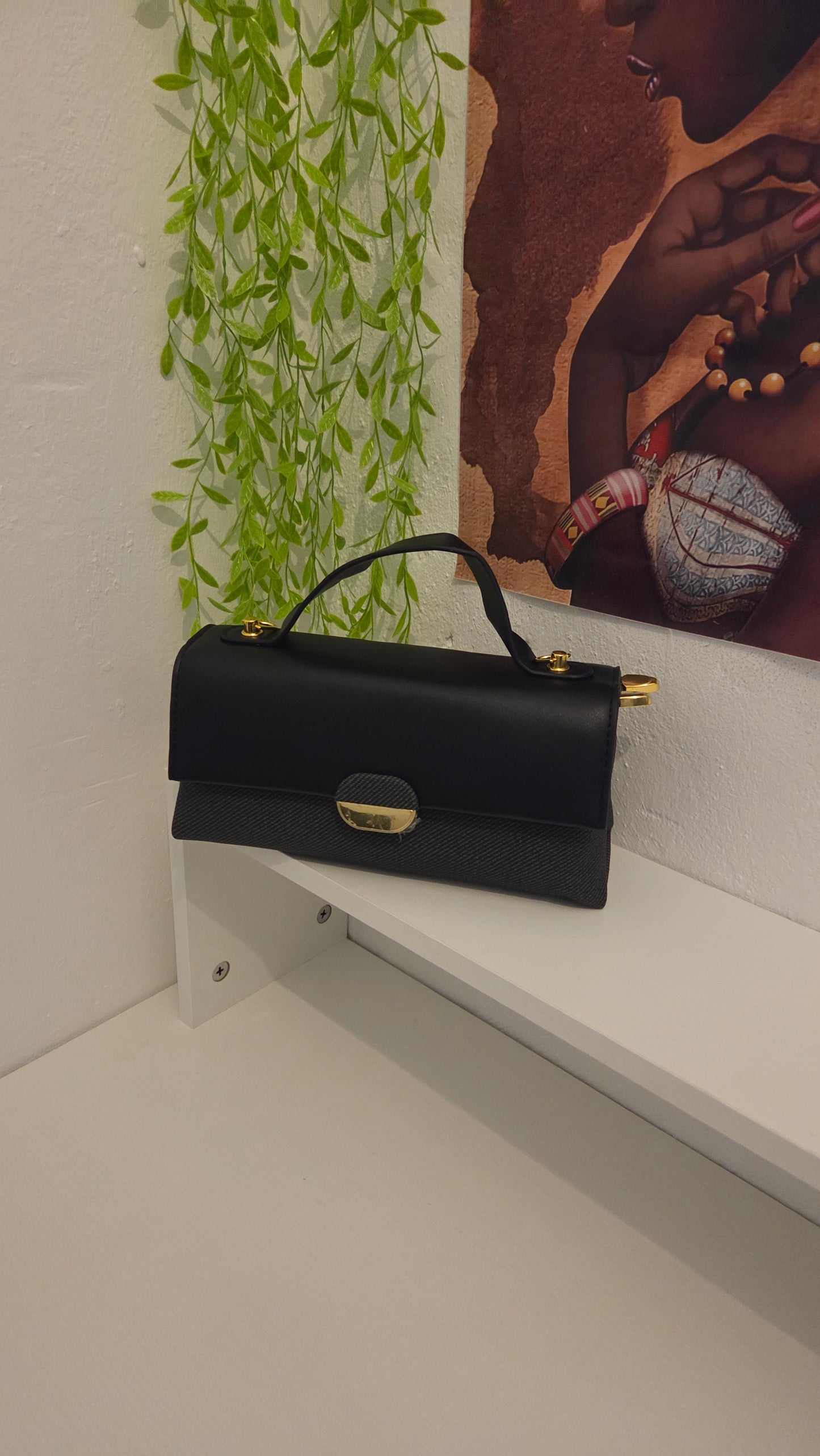 Andrea B Luxe Mocha Luxe Statement Handbag