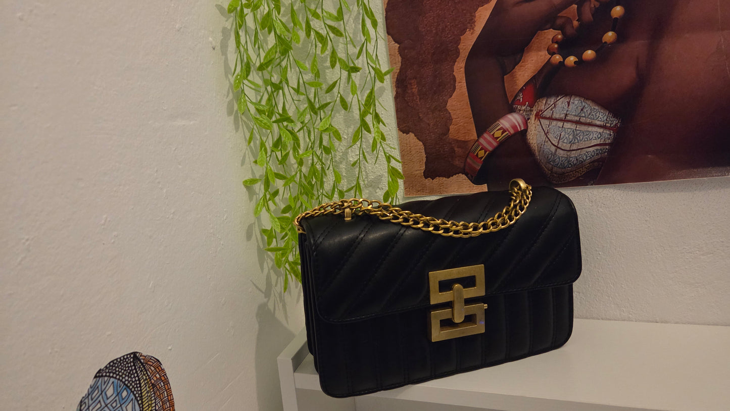 Andrea B Luxe Chain Detail Crossbody