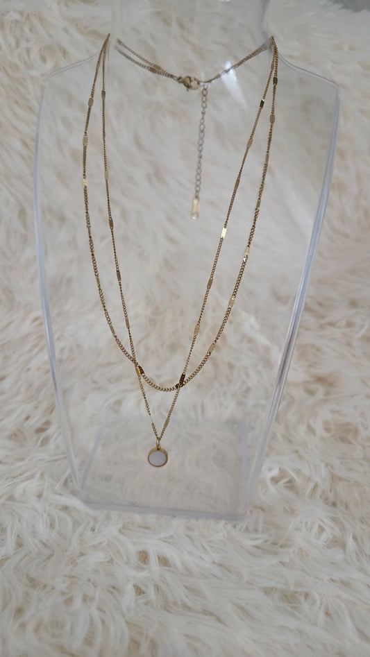 Celeste Circle Layered Necklace