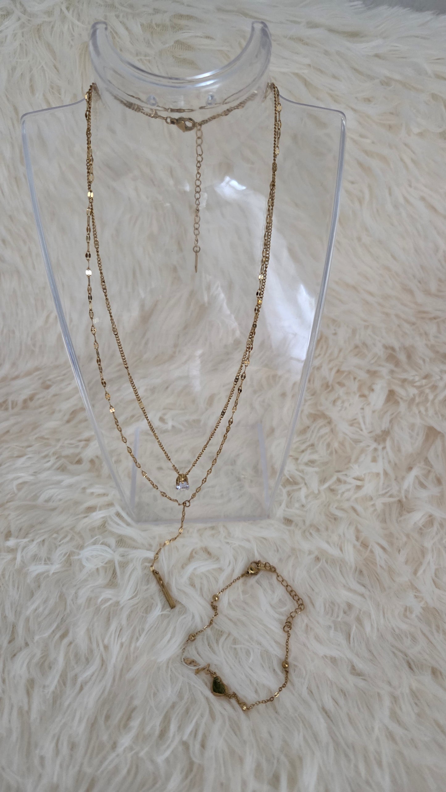 Andrea B Luxe Celeste Layered Gold Necklace