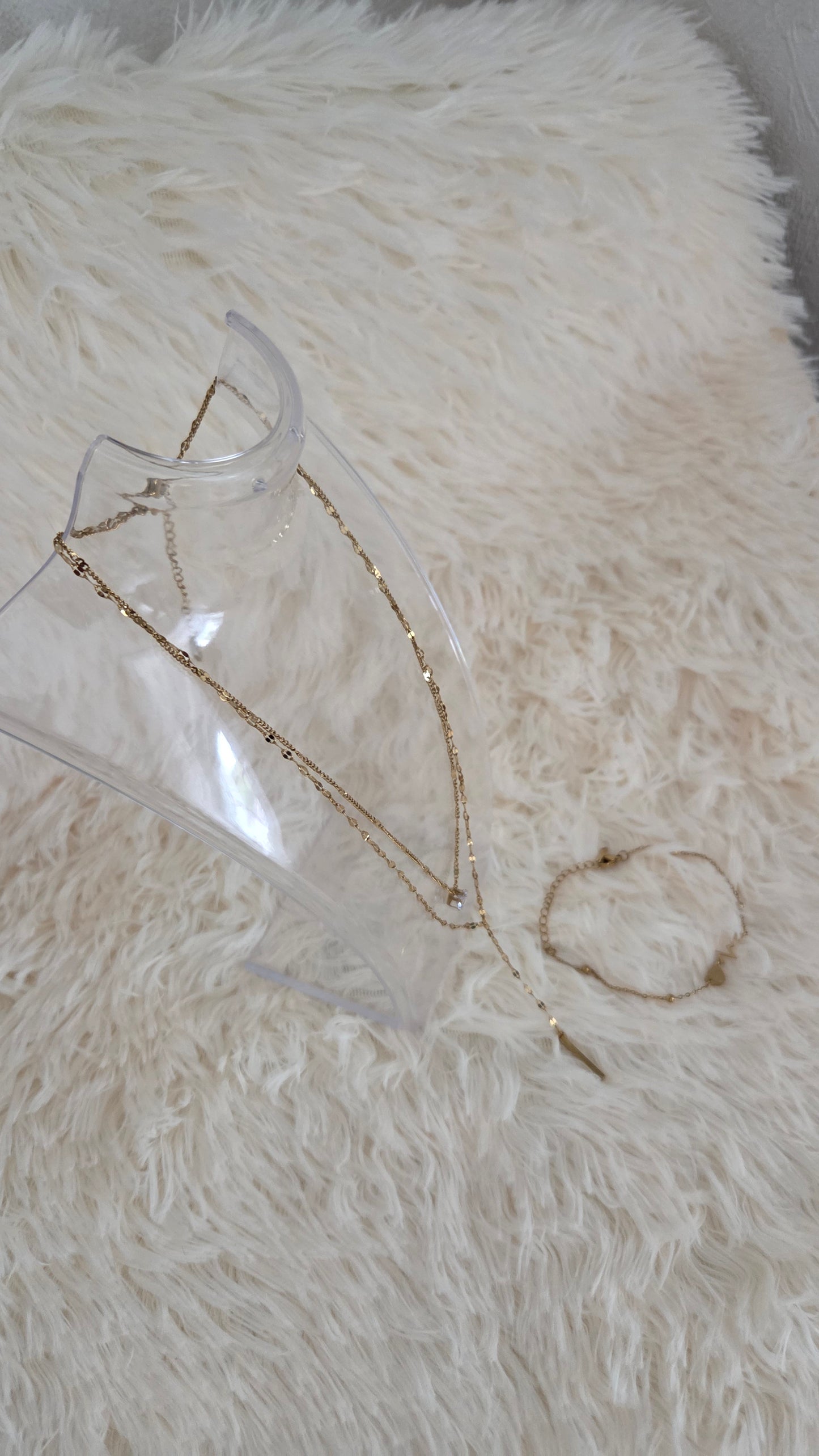 Andrea B Luxe Celeste Layered Gold Necklace