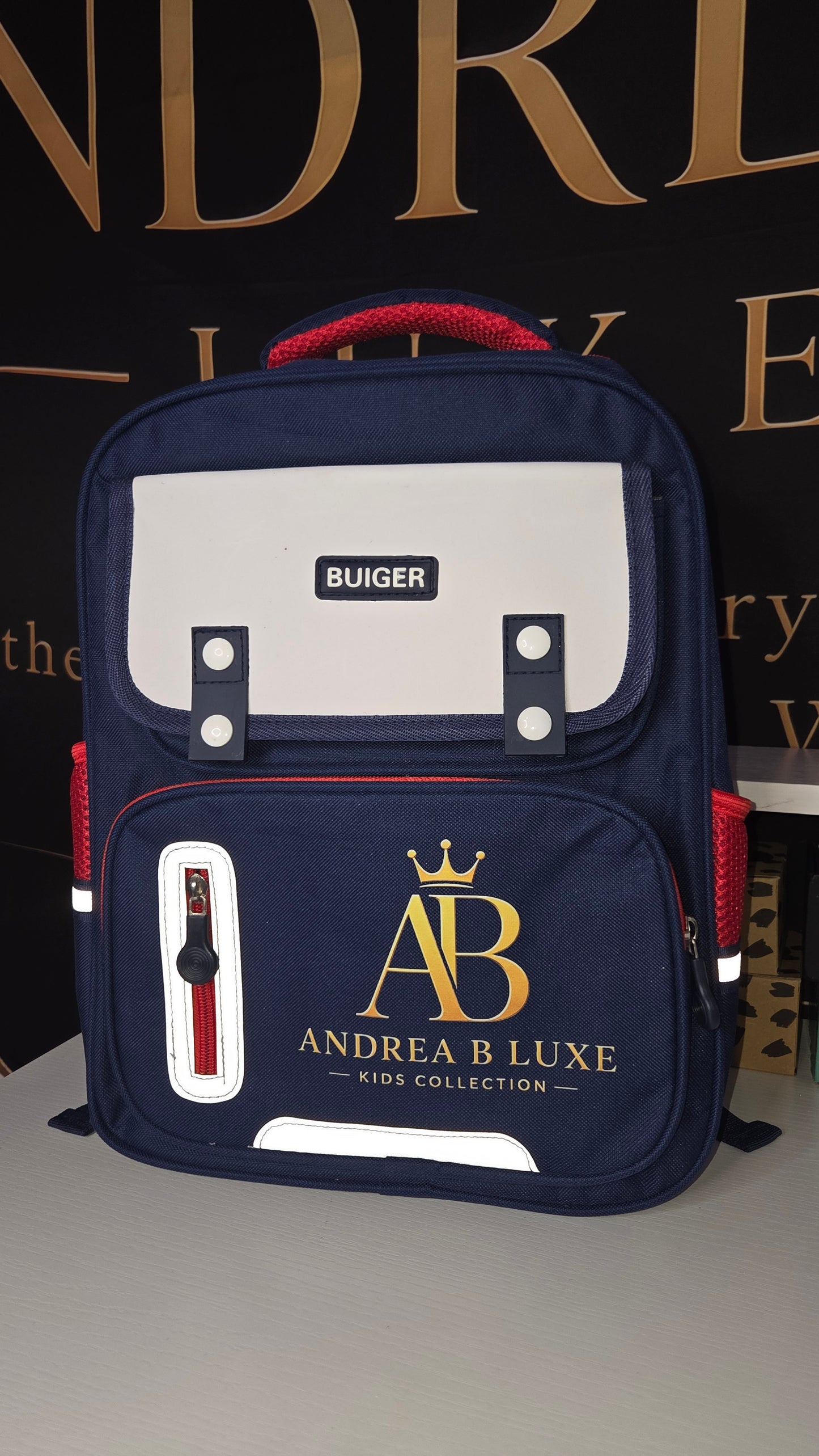 Andrea B Luxe Kindergarten School Backpack for Kids (Ages 3–6)