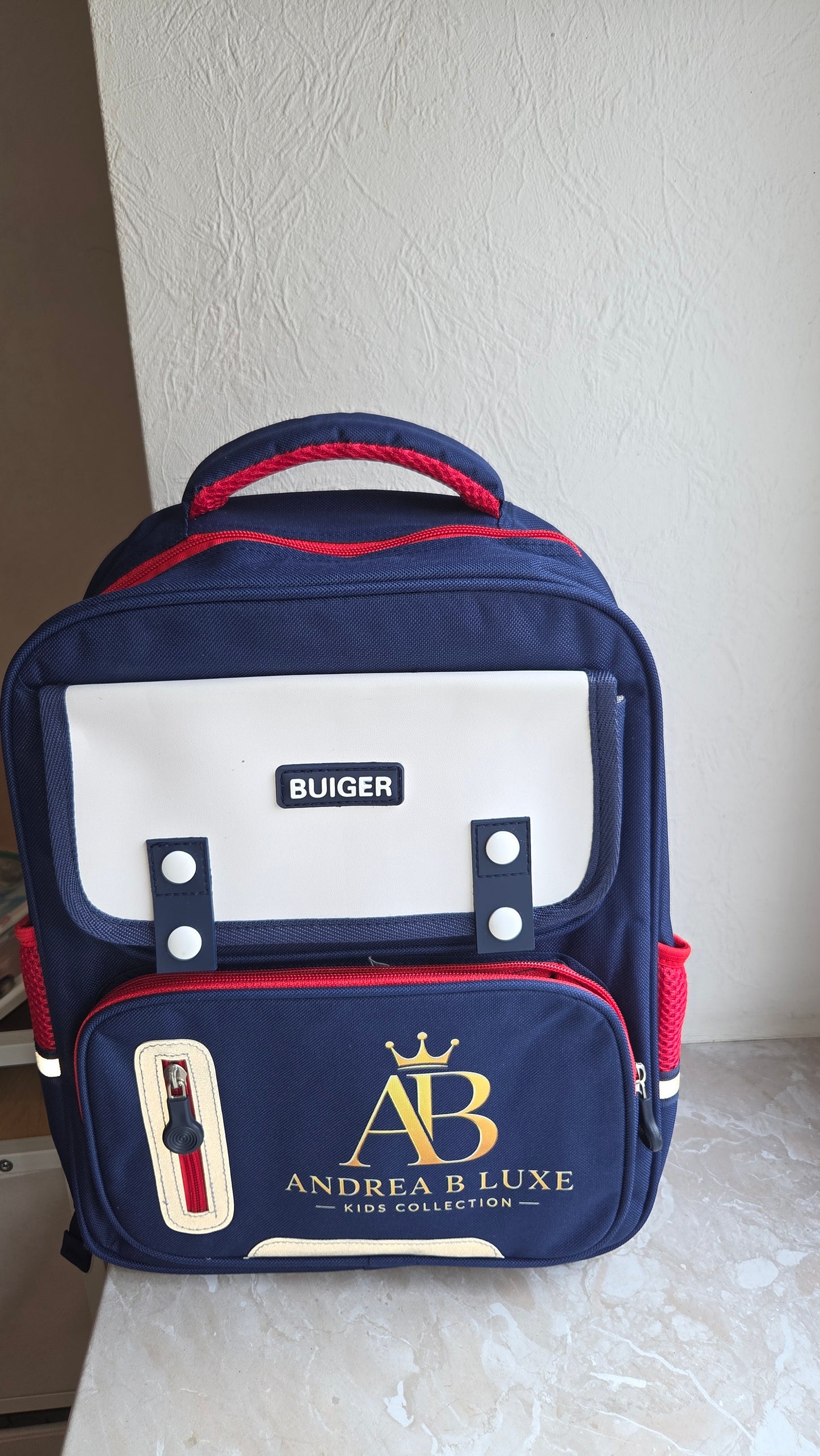 Andrea B Luxe Kindergarten School Backpack for Kids (Ages 3–6)