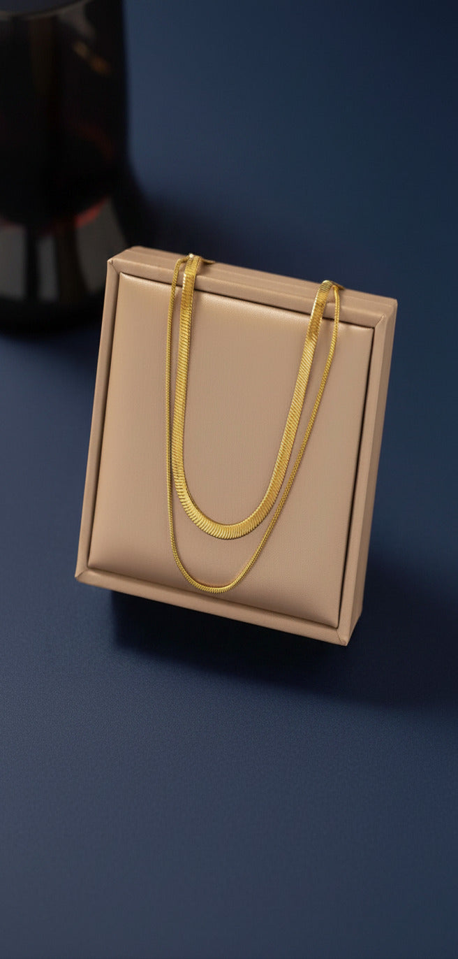 Andrea B Luxe Celeste Layered Gold Necklace