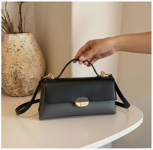Andrea B Luxe Mocha Luxe Statement Handbag