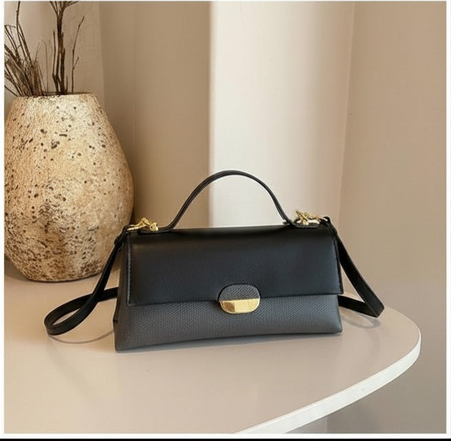 Andrea B Luxe Mocha Luxe Statement Handbag