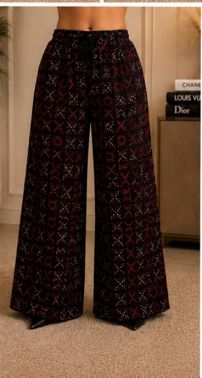 Ankara Wide Leg Palazzo Pants