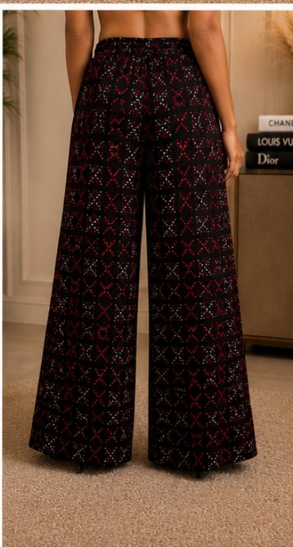 Ankara Wide Leg Palazzo Pants