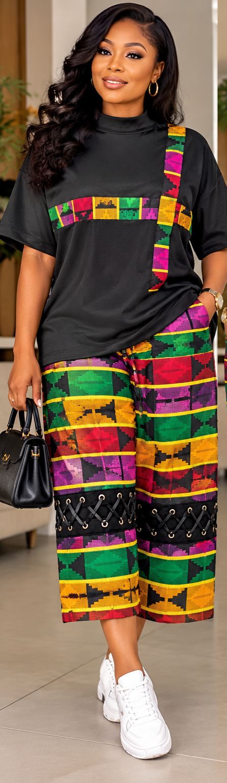 Stylish African-Inspired Two-Piece Set ✨