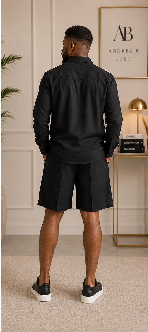 AB Luxe Noir Short Set